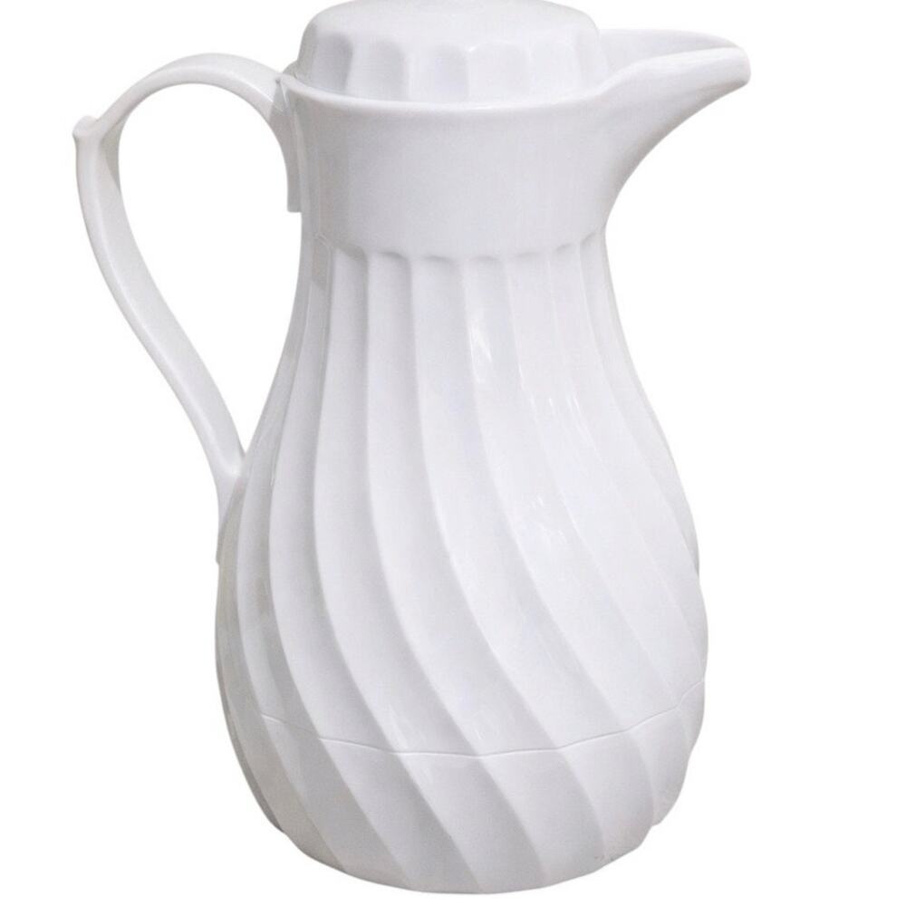 Connoisserve 40 oz White Insulated Carafe Thermal Coffee Tea‎ Server NWT